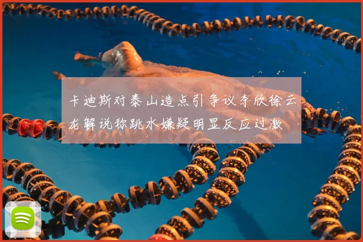 卡迪斯对泰山造点引争议李欣徐云龙解说称跳水嫌疑明显反应过激